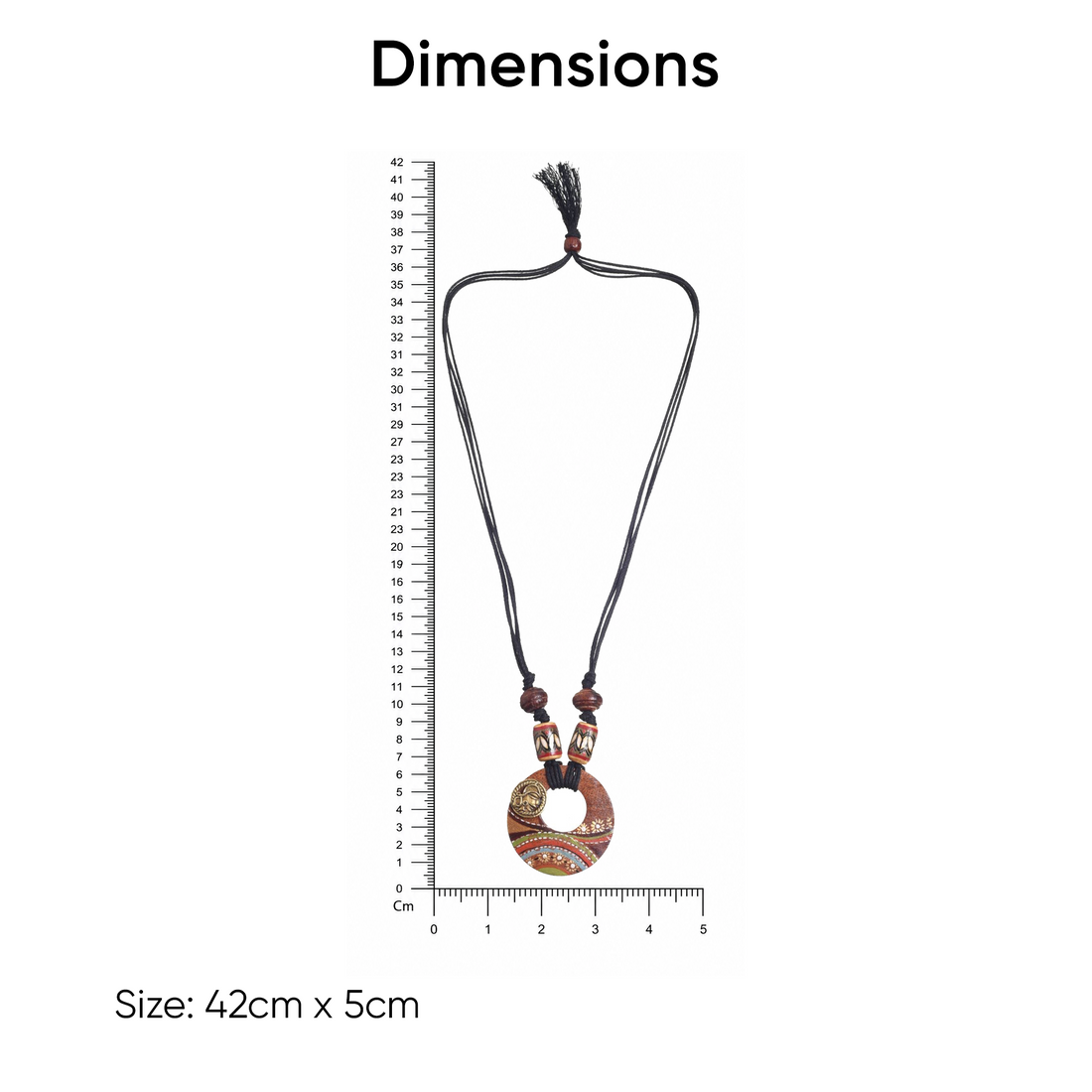 Tribal Enchantress  Handcrafted Ethnic Necklace
