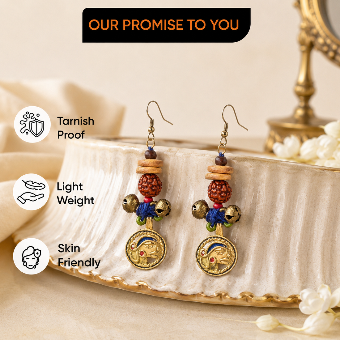The Royal Parade Handcrafted Tribal Earrings