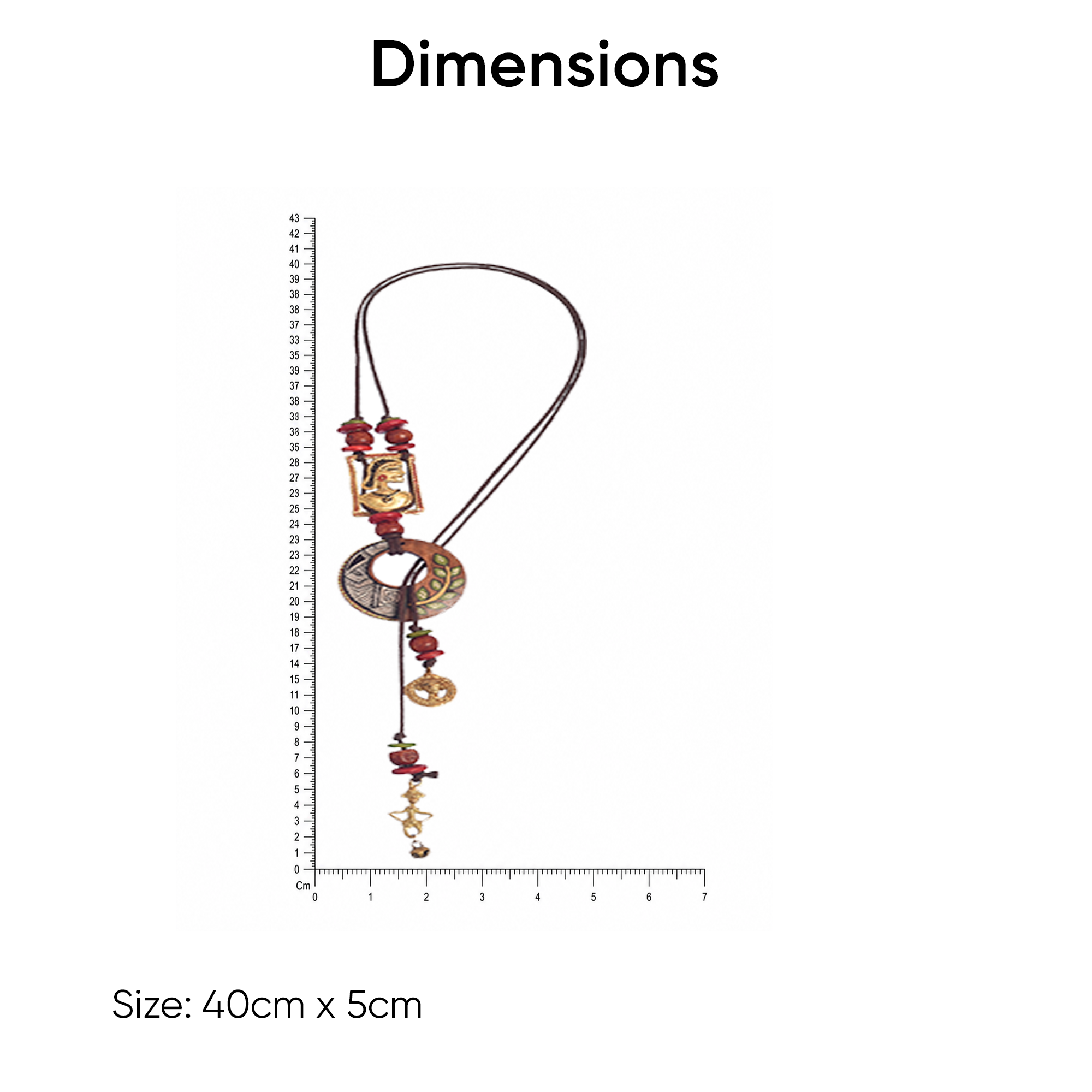 Cleopatra' Handcrafted Tribal Dhokra Necklace