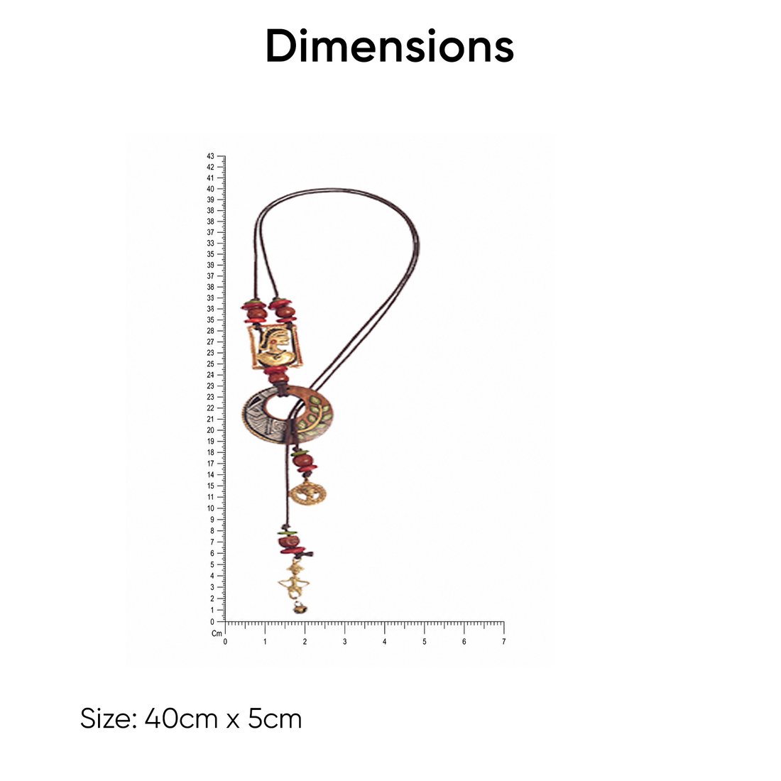 Cleopatra' Handcrafted Tribal Dhokra Necklace