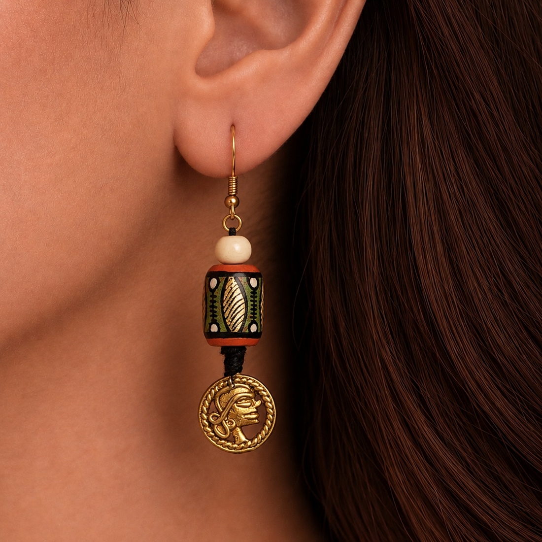 Artisanal Fusion Dangles Ethnic Earrings