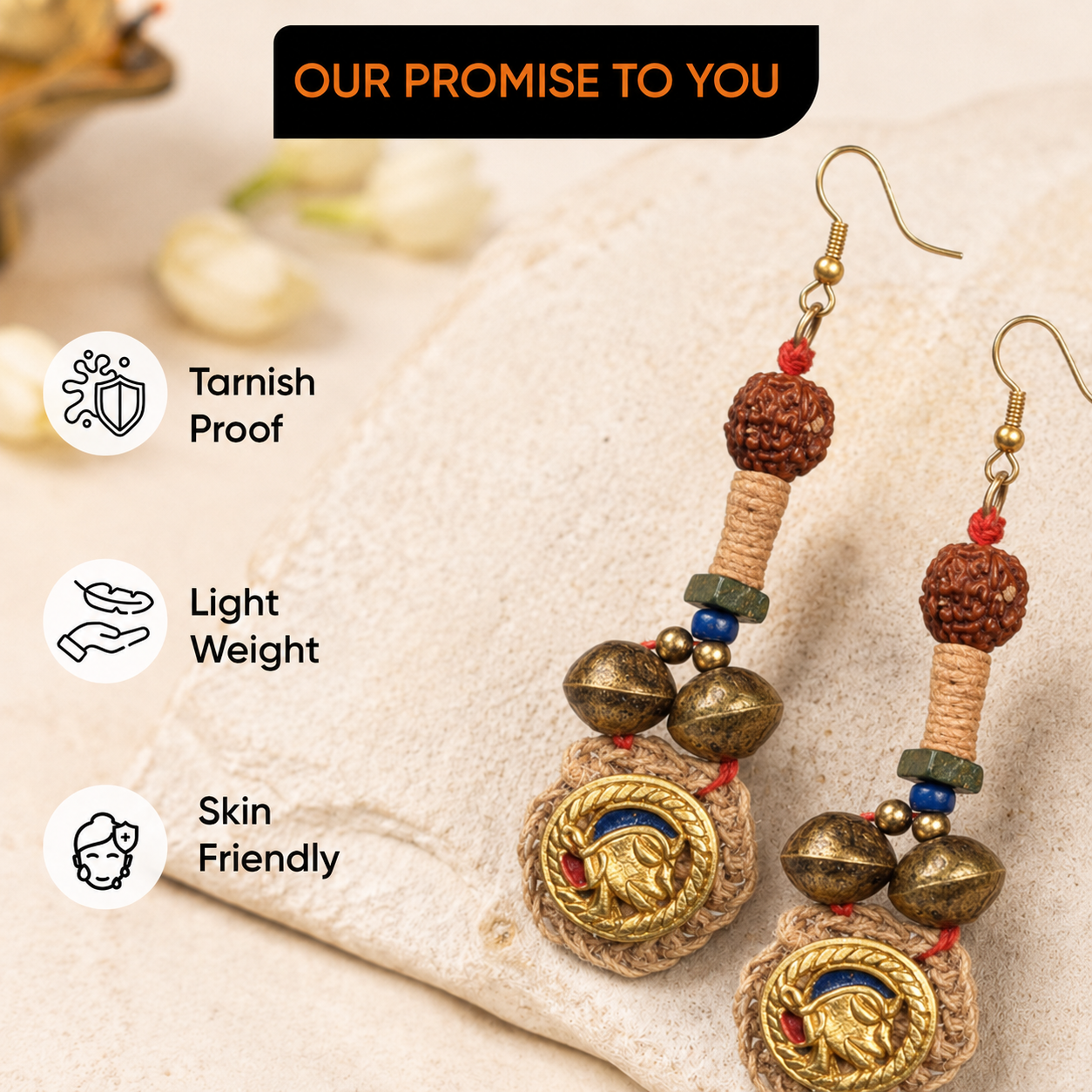 The Noble Handcrafted Tribal Earrings