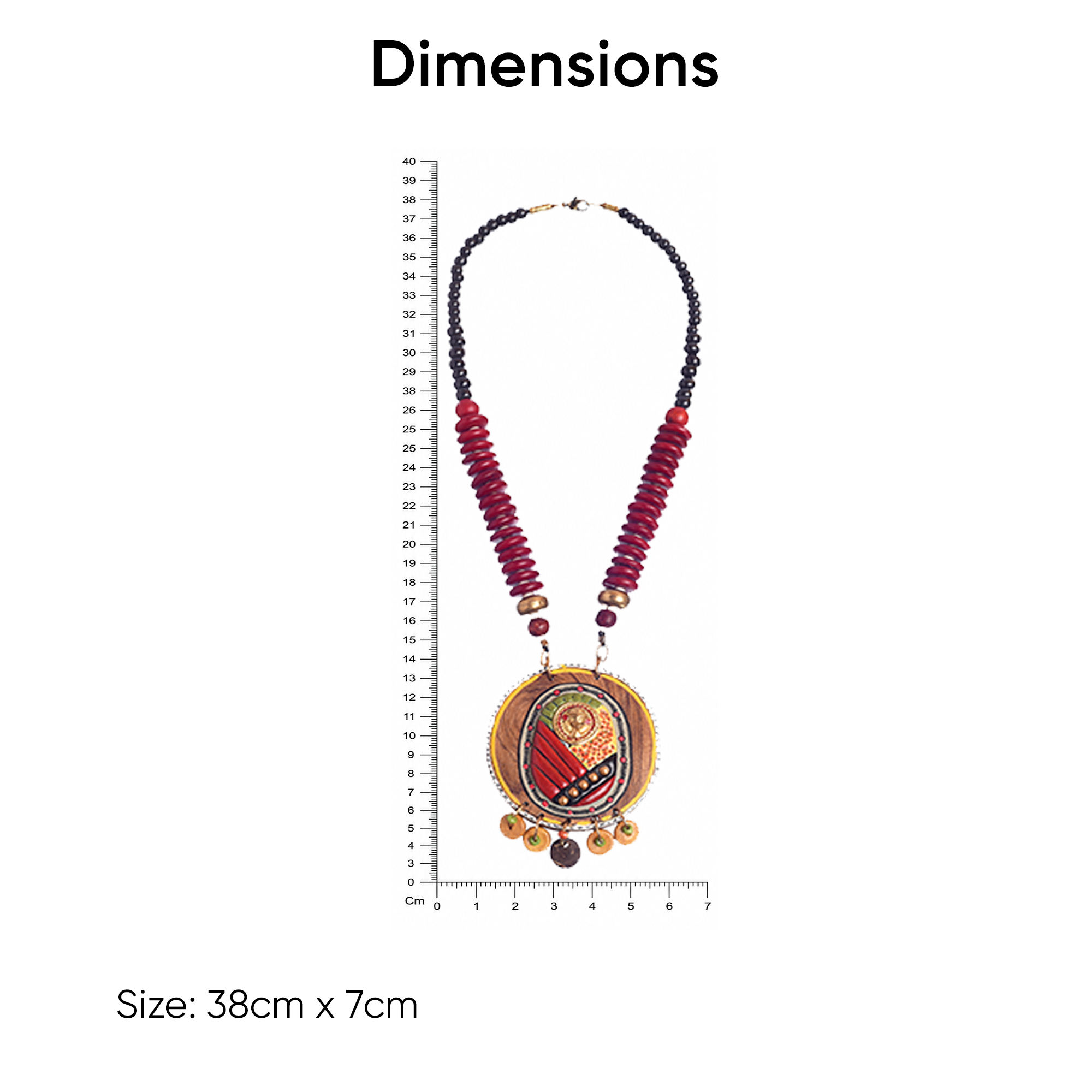 The Princess Garden' Handcrafted Tribal Dhokra Necklace