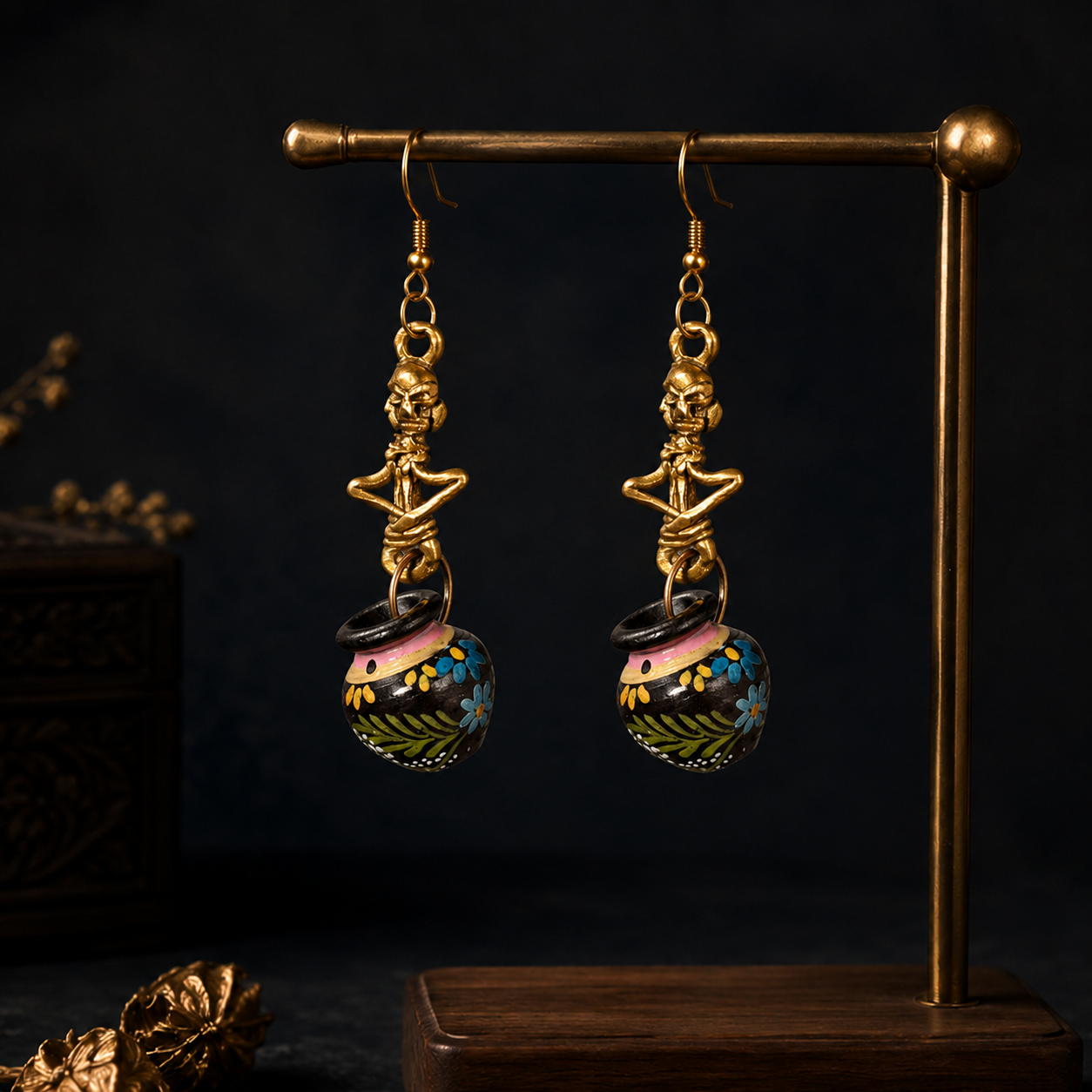Clay Whisperers Ethnic Earrings
