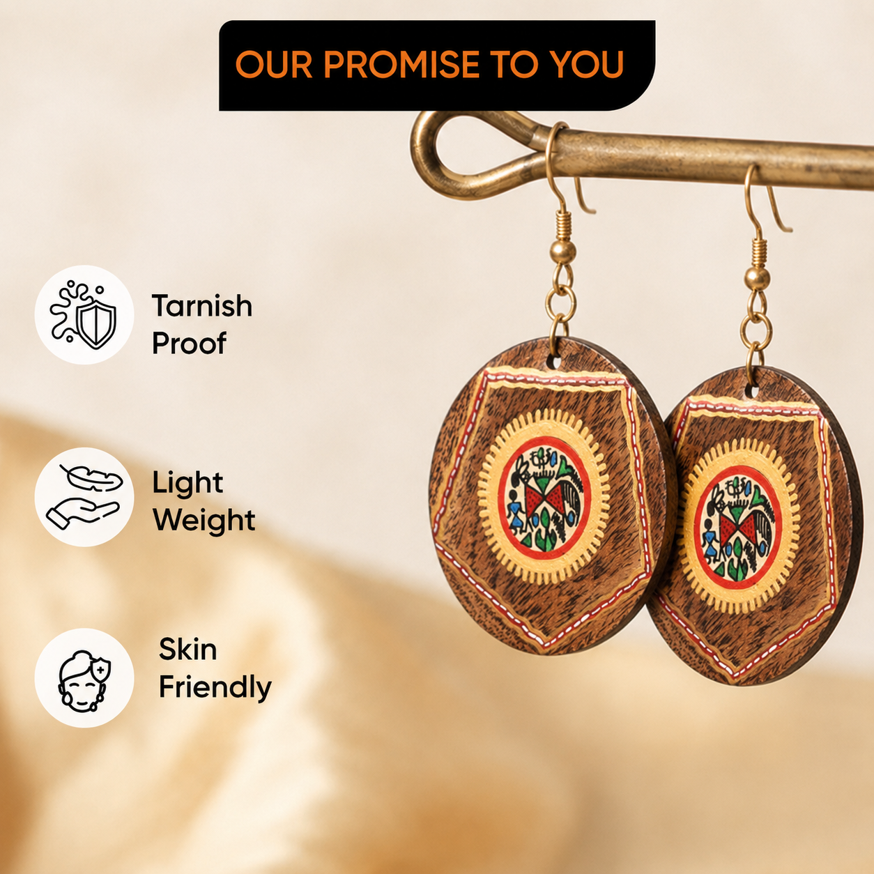 The Horsemen Handcrafted Tribal Earrings