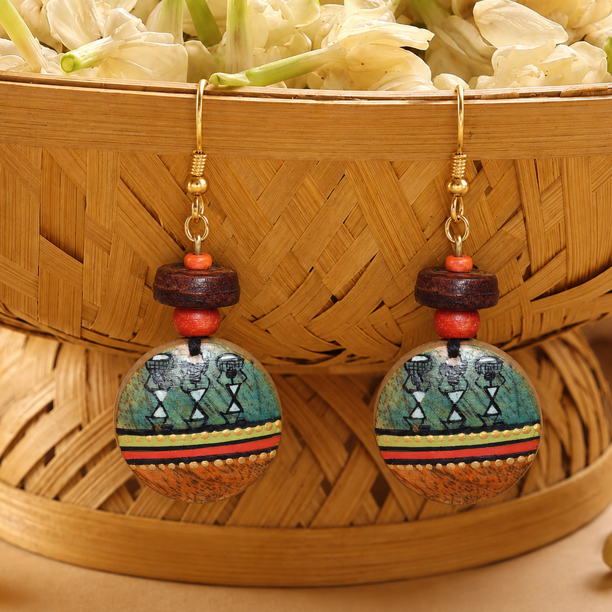 Remi-IV Folk Art Classic Earrings