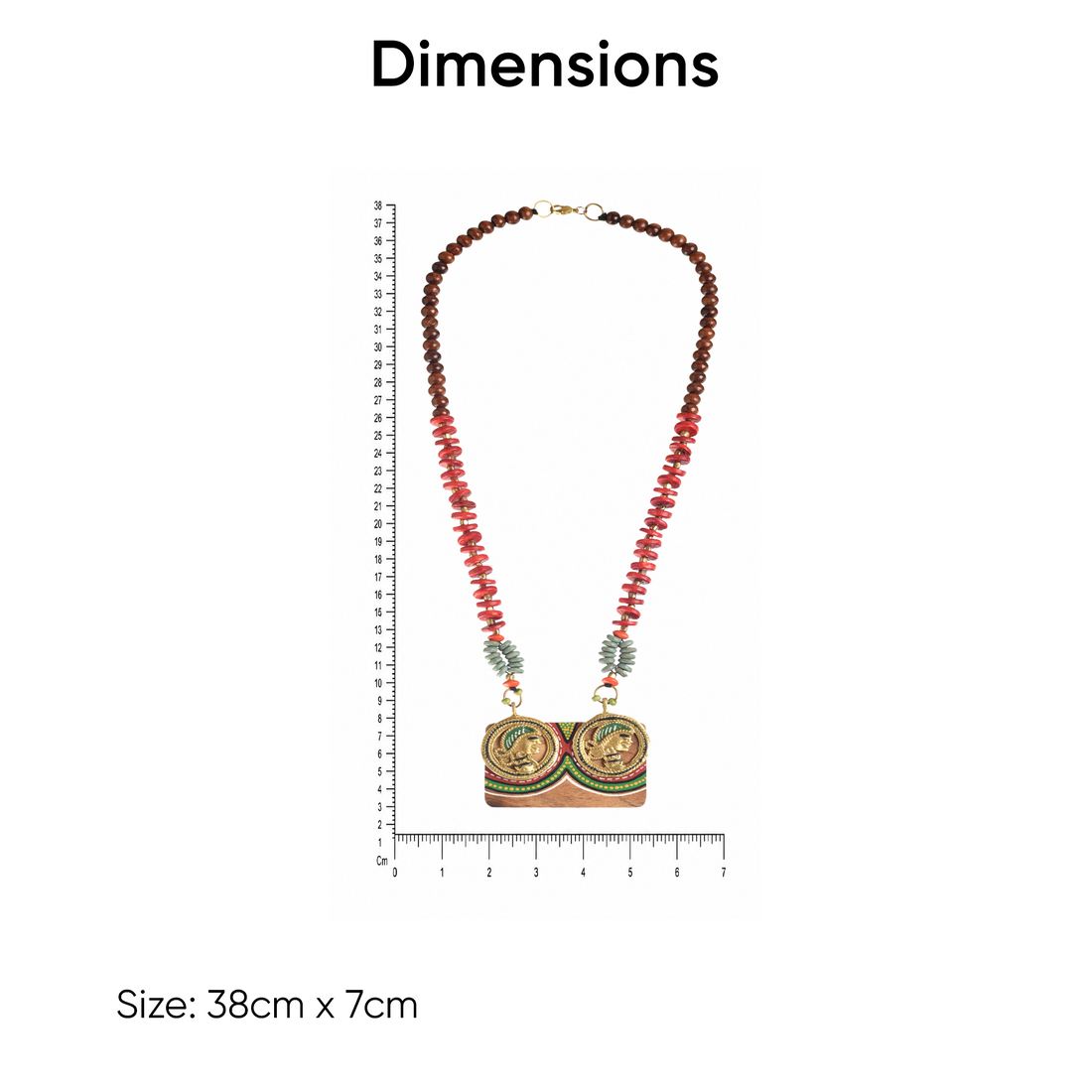 Queen's Twin Handcrafted Necklace
