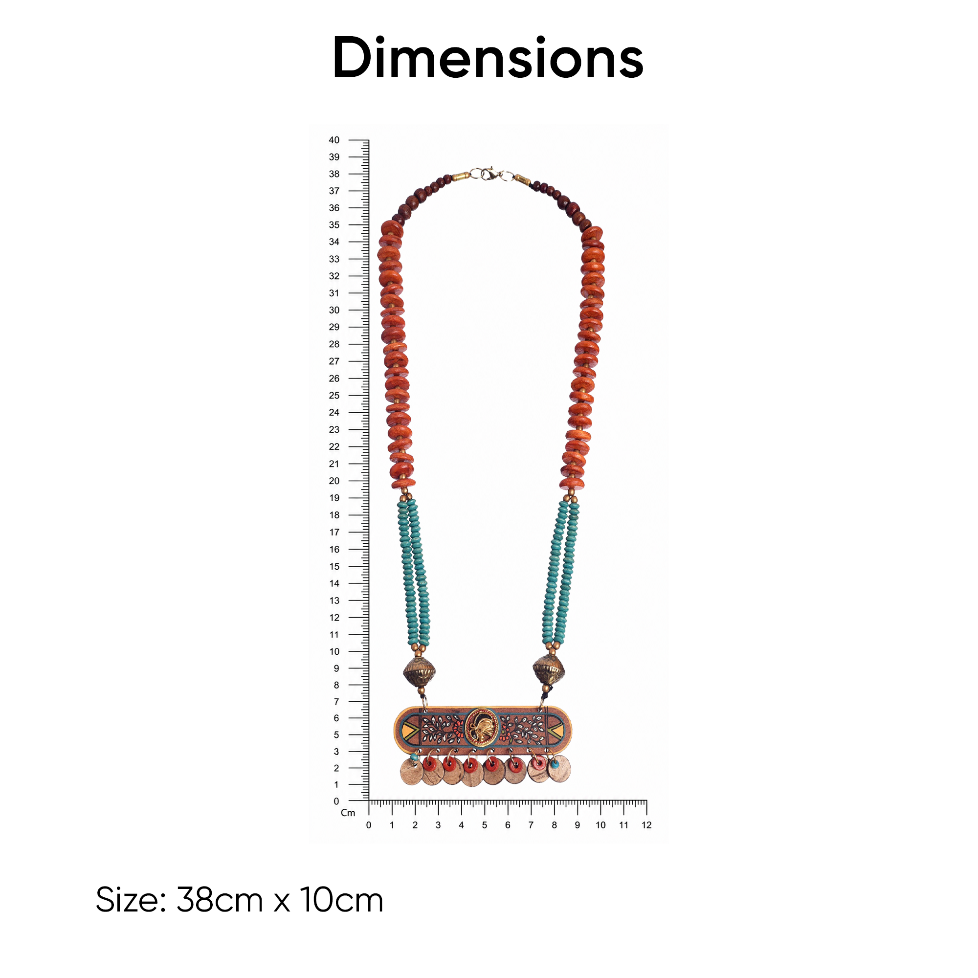Urvashi' Handcrafted Tribal Dhokra Necklace