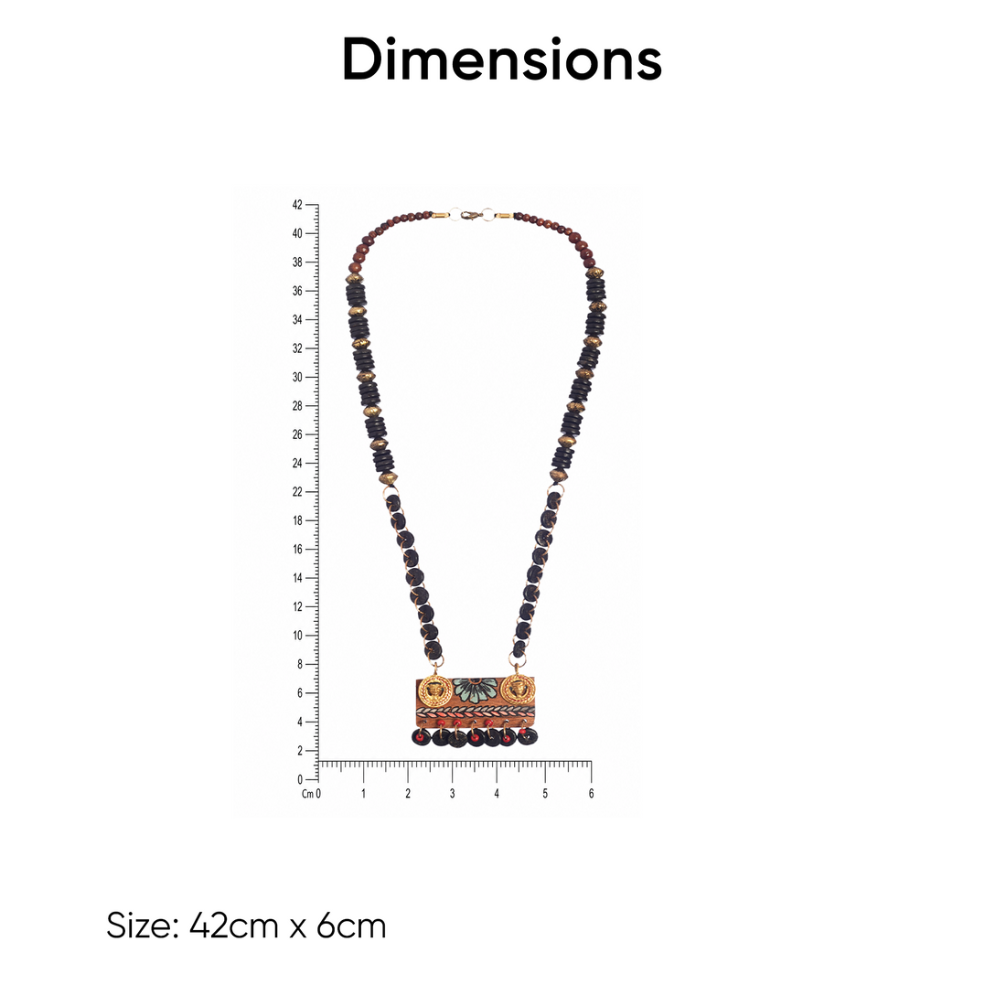 Tana-Mana' Handcrafted Tribal Dhokra Necklace