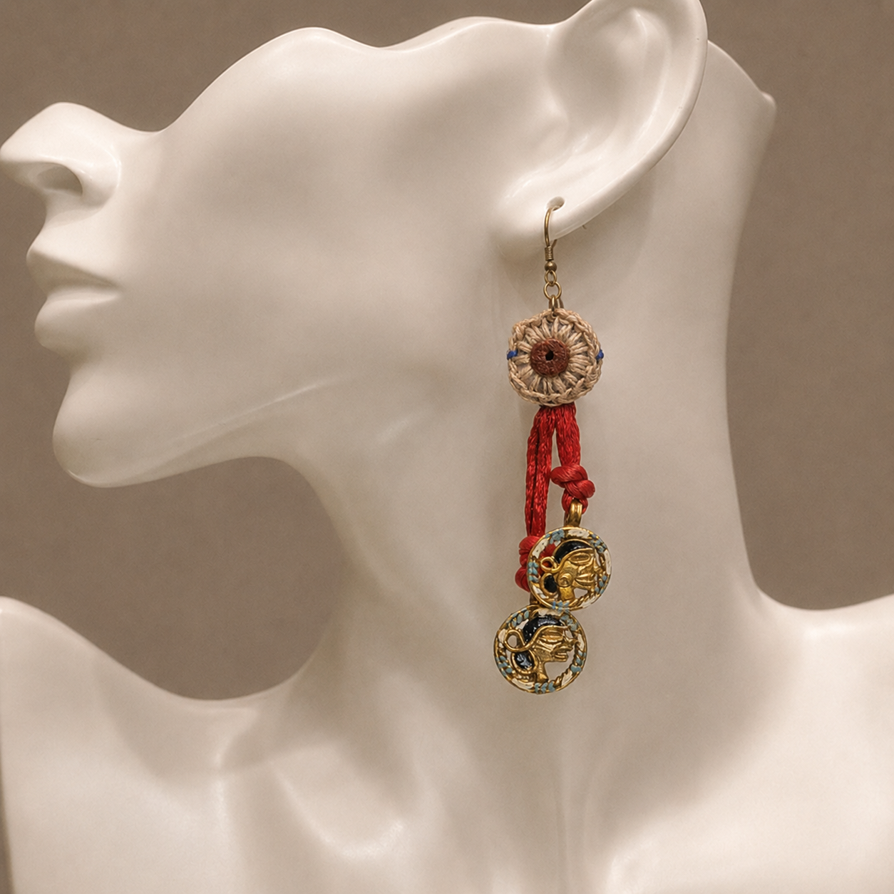 Rustic Glam: Handcrafted Wooden Earrings