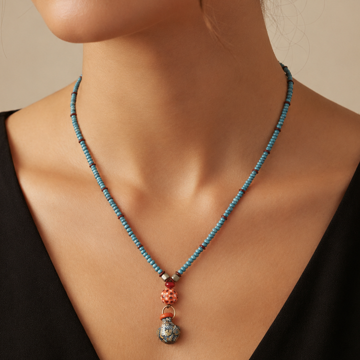 Tribal Fusion  Handcrafted Ethnic Necklace