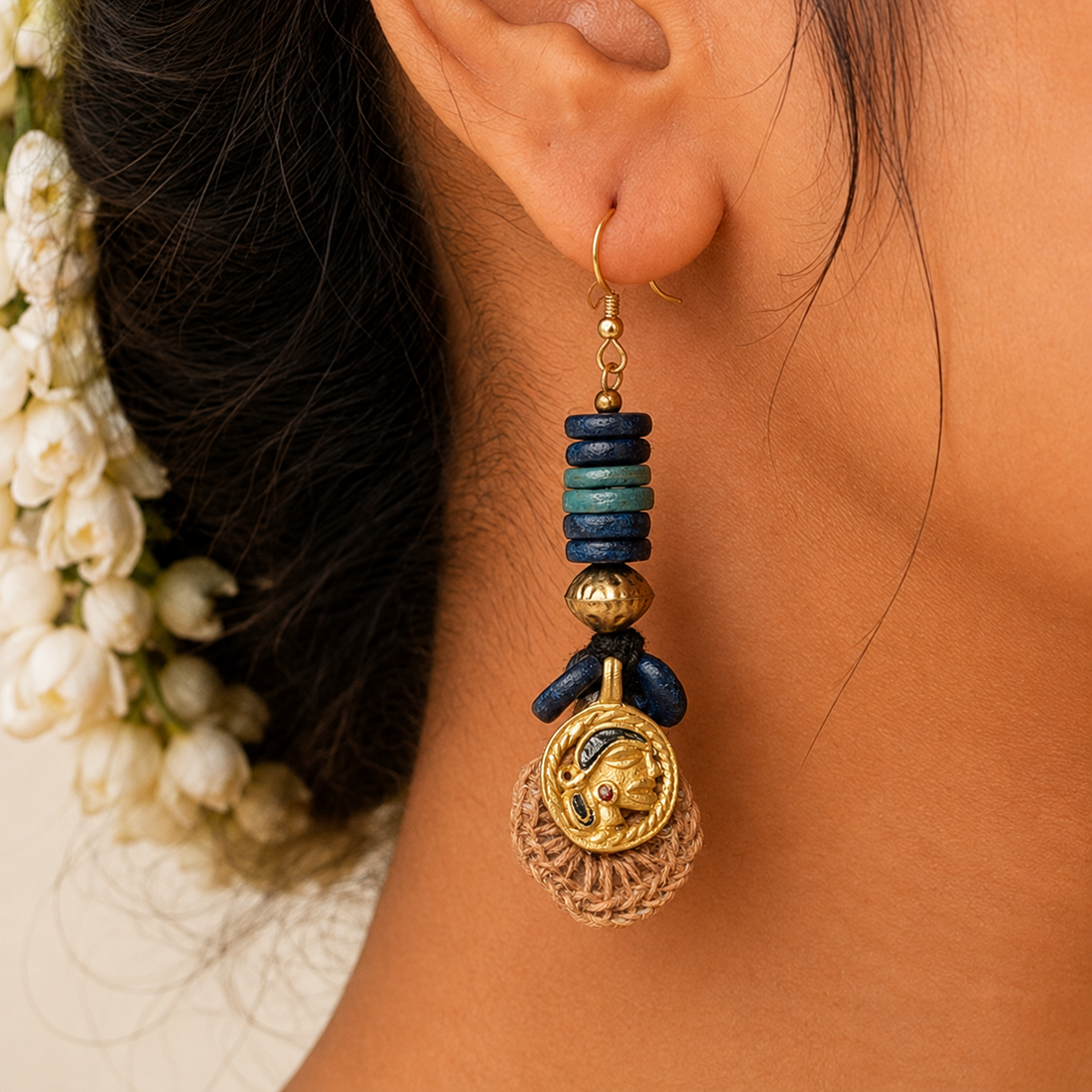 The Queens Loop Handcrafted Earrings
