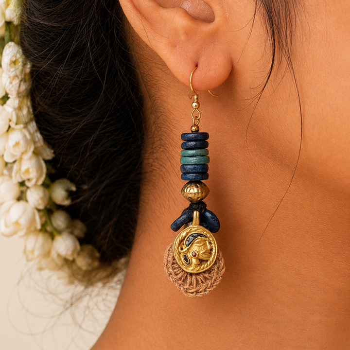 The Queens Loop Handcrafted Earrings