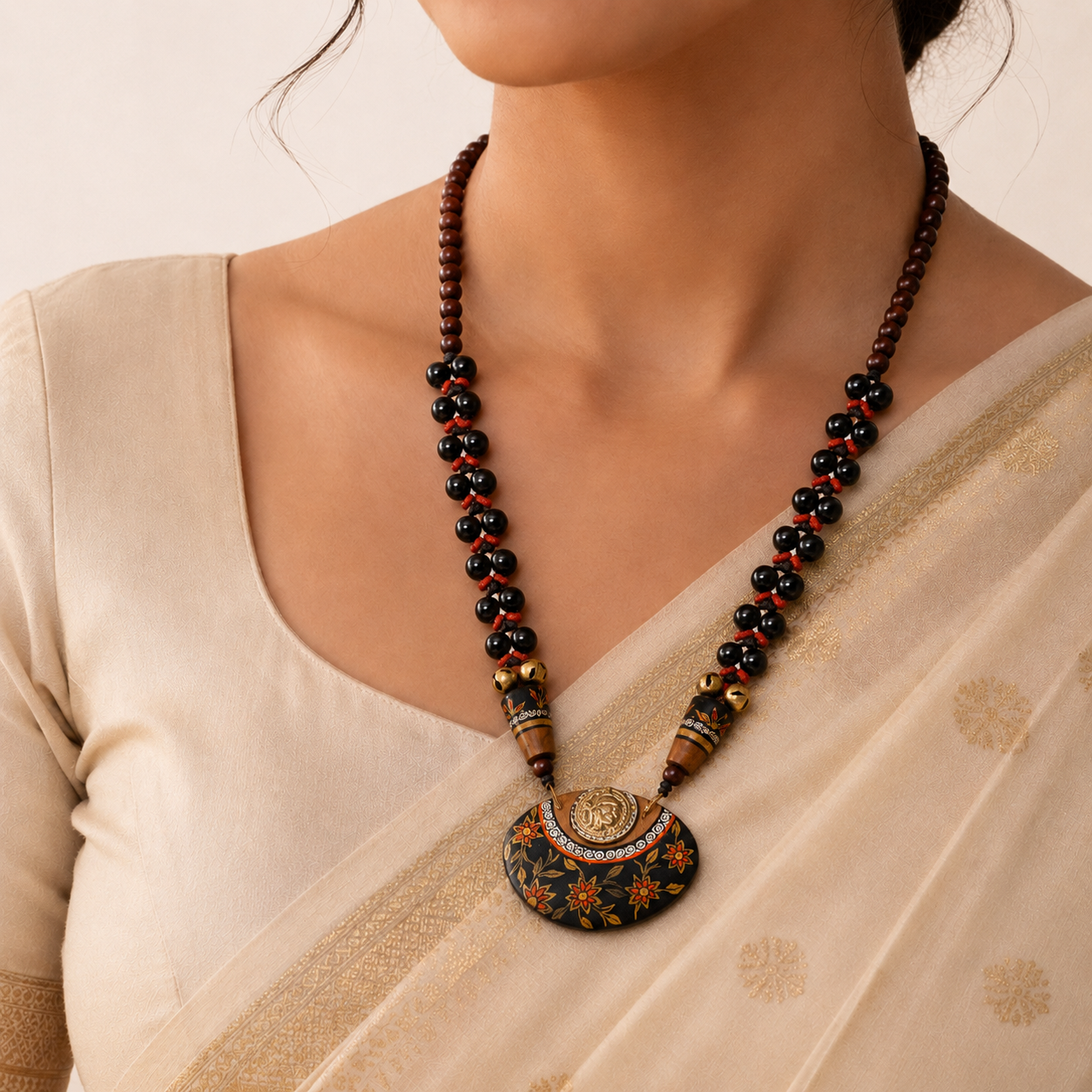 Blossom Charm Glass Necklace