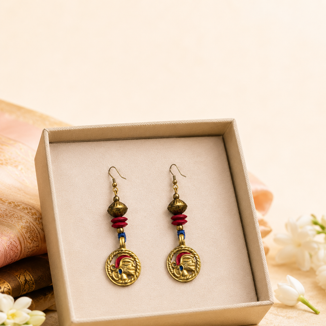 The Queens Circle Handcrafted Tribal Earrings