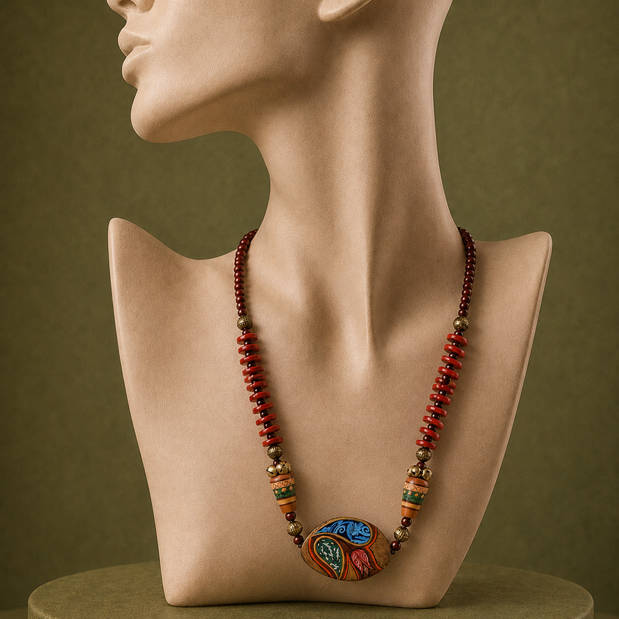 Floral Fire Necklace