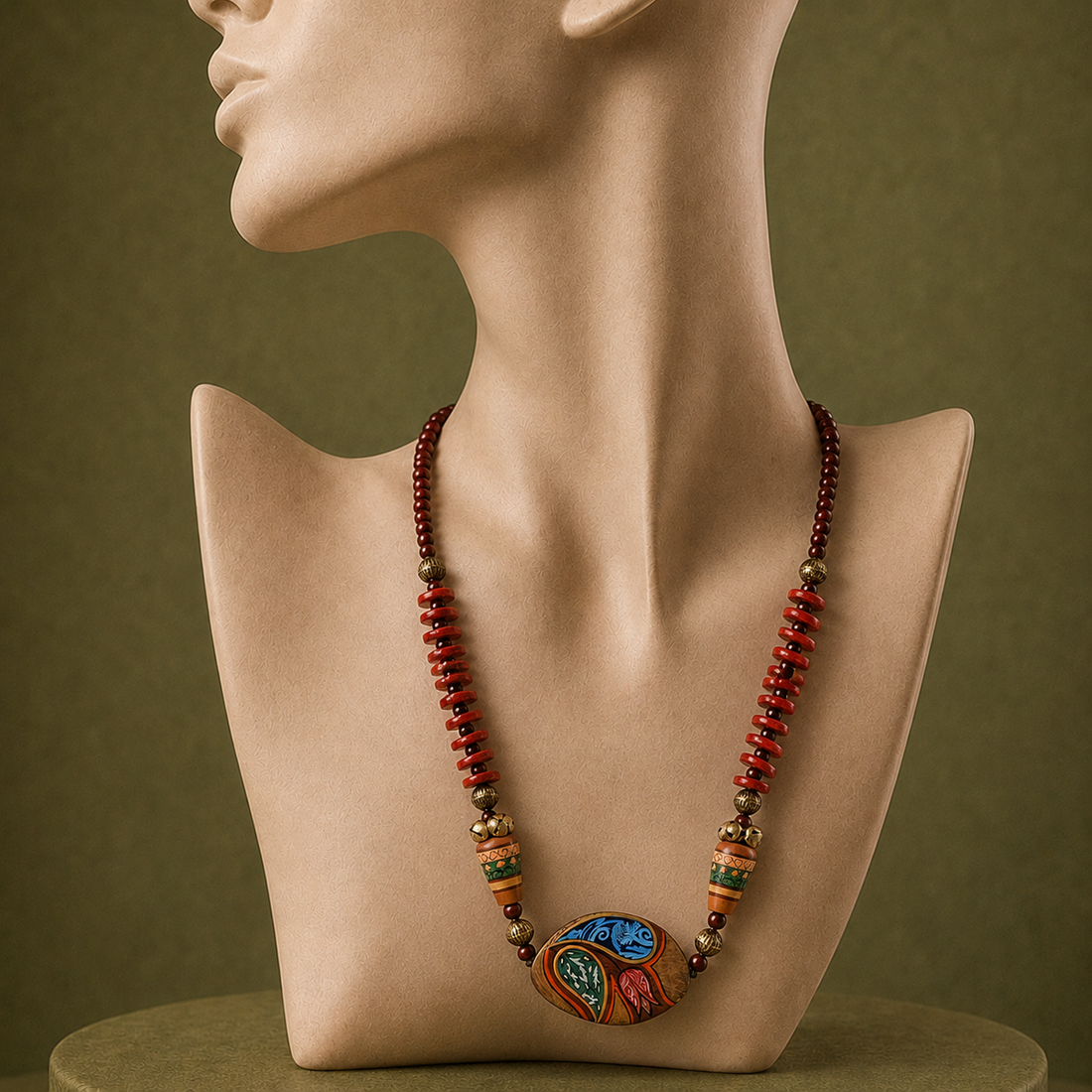 Floral Fire Necklace