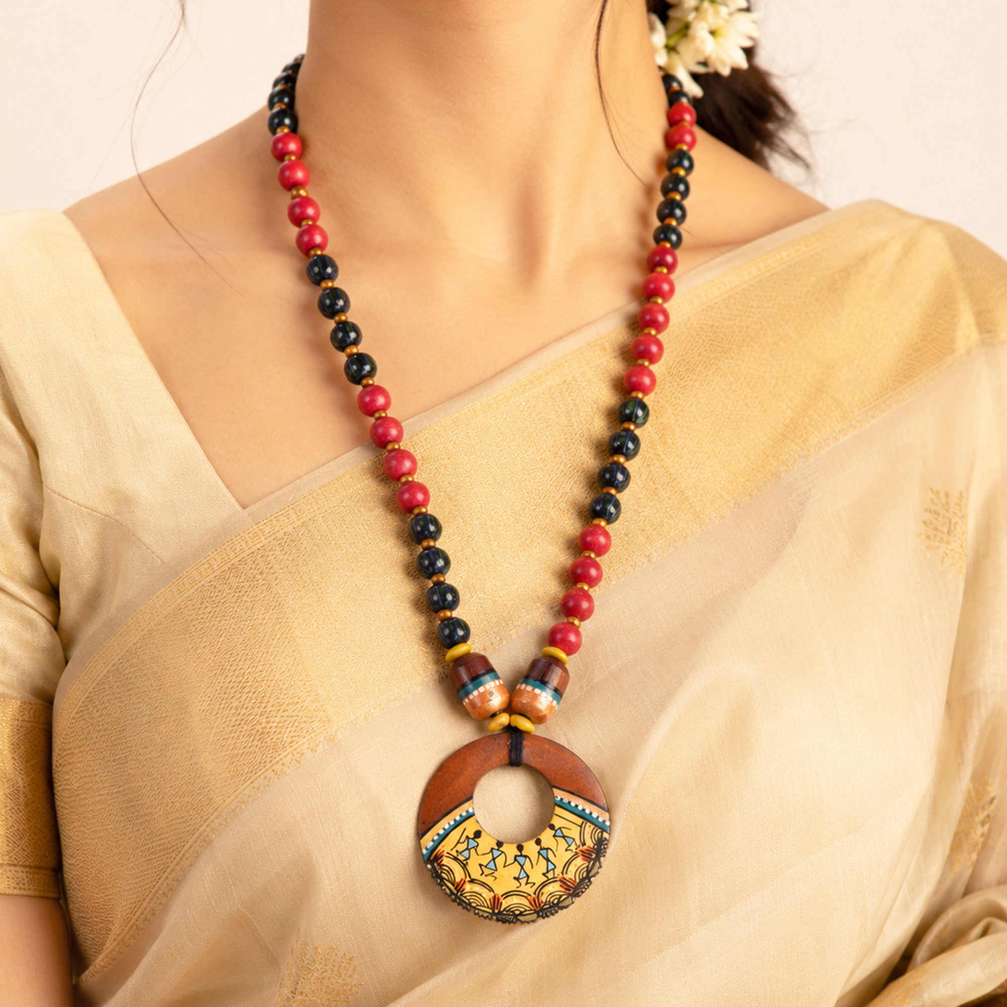Syra Handcrafted Art Necklace