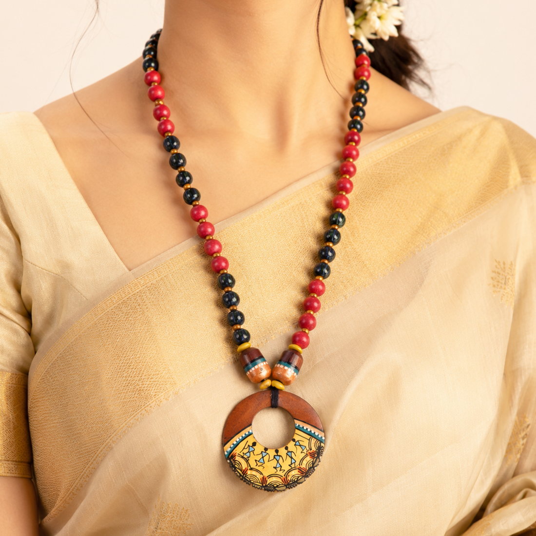 Syra Handcrafted Art Necklace