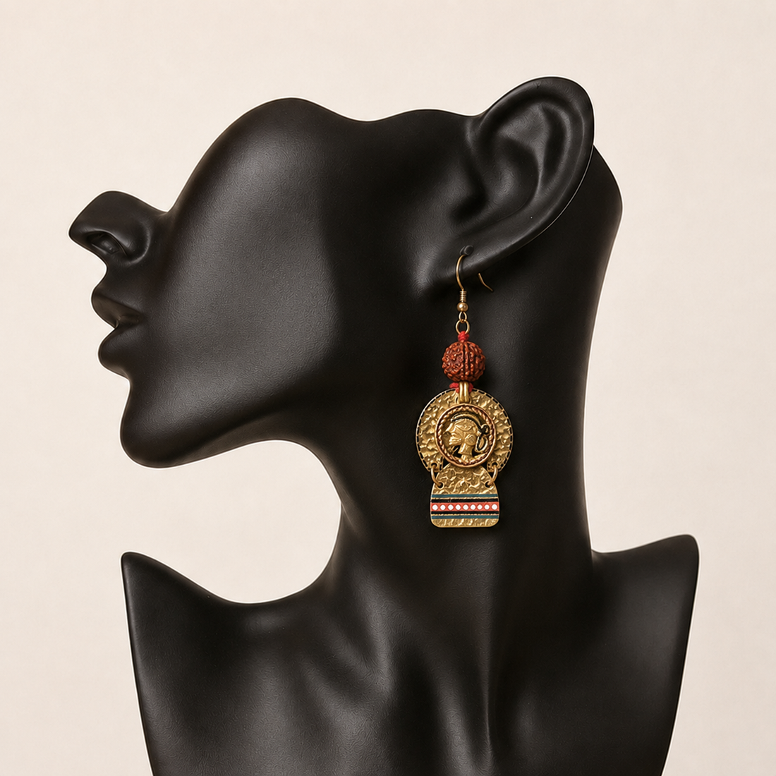Golden Queen Handcrafted Tribal Earrings
