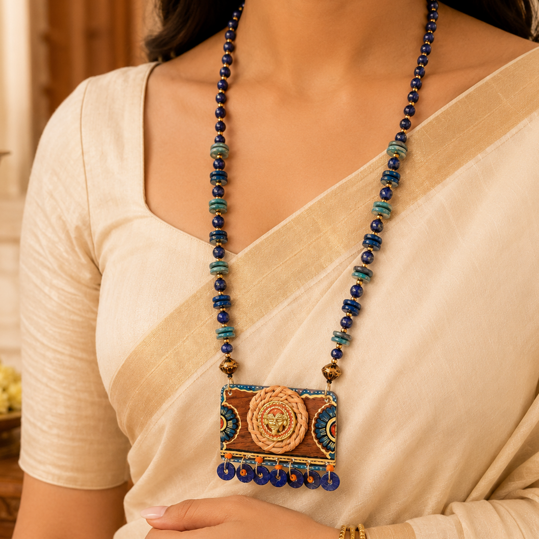 The Queen's Circle Handcrafted Tribal Necklace