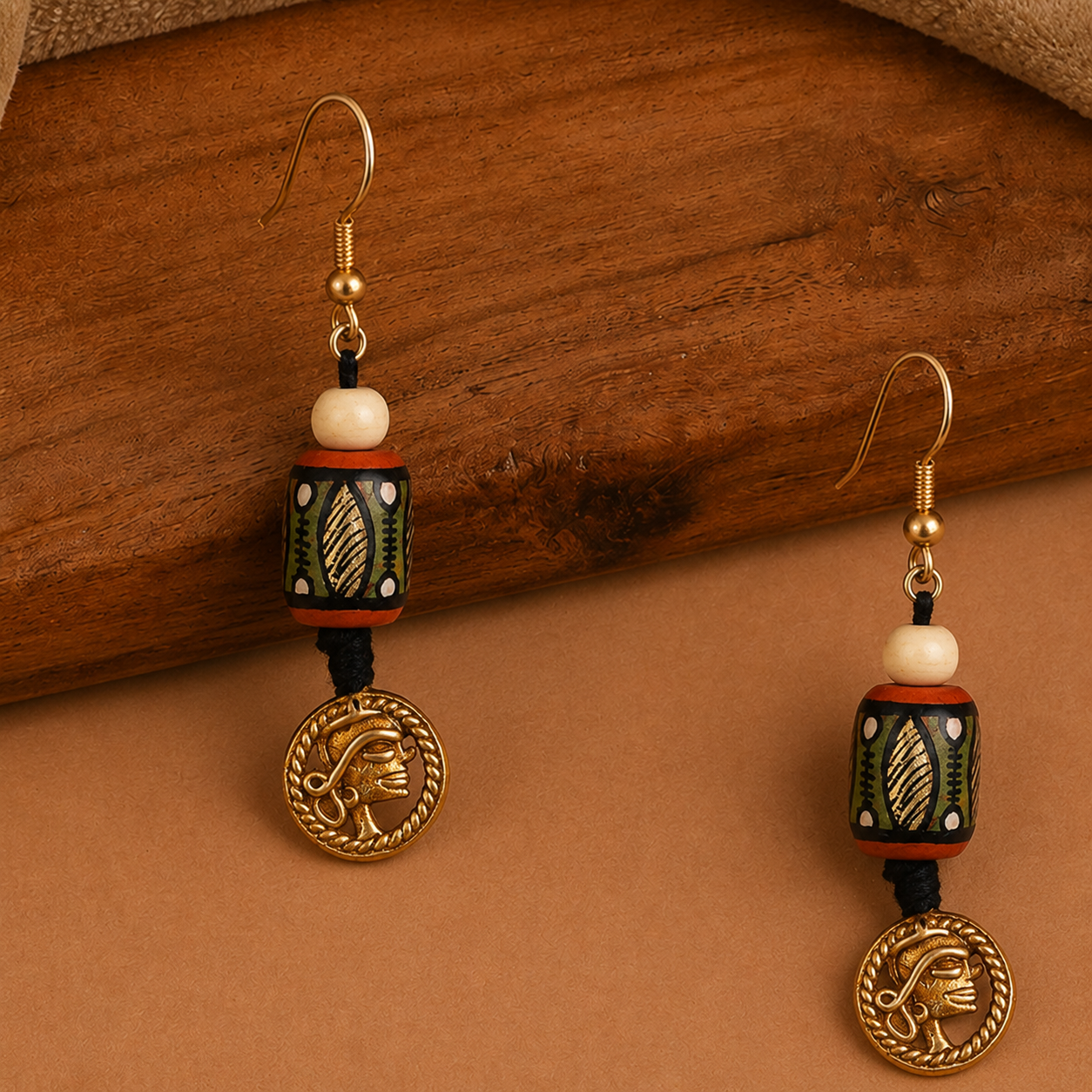 Artisanal Fusion Dangles Ethnic Earrings