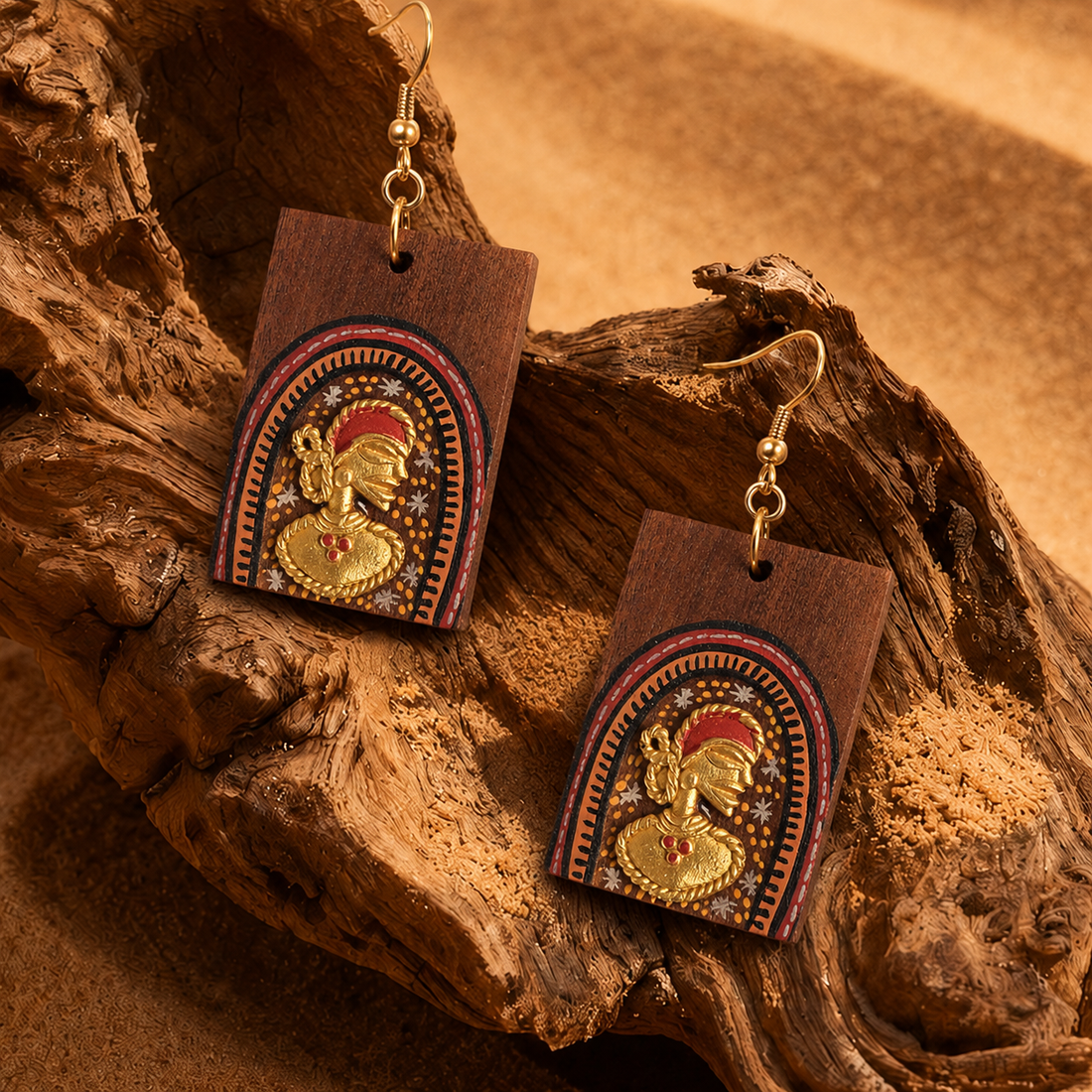 Forest Queen Handcrafted Earrings