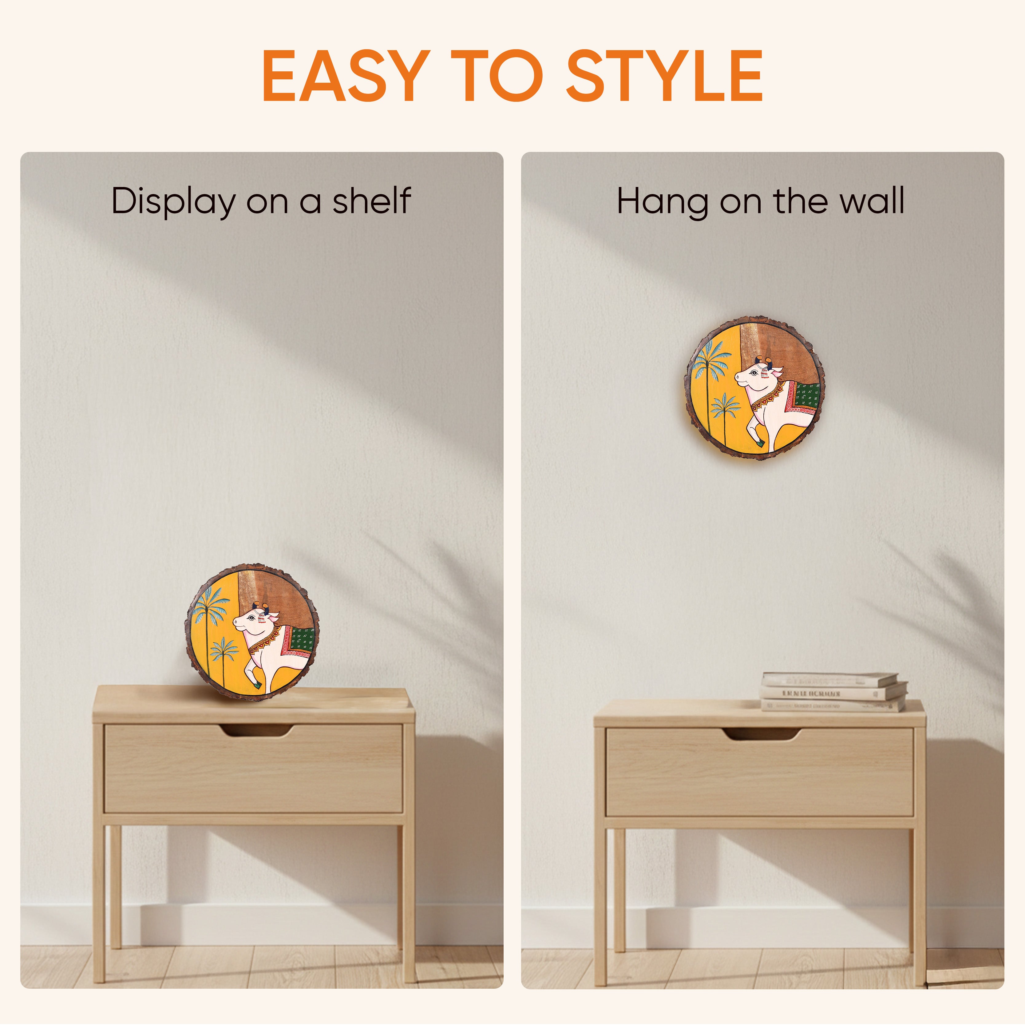 Pichhwai Nandi Wall Accent
