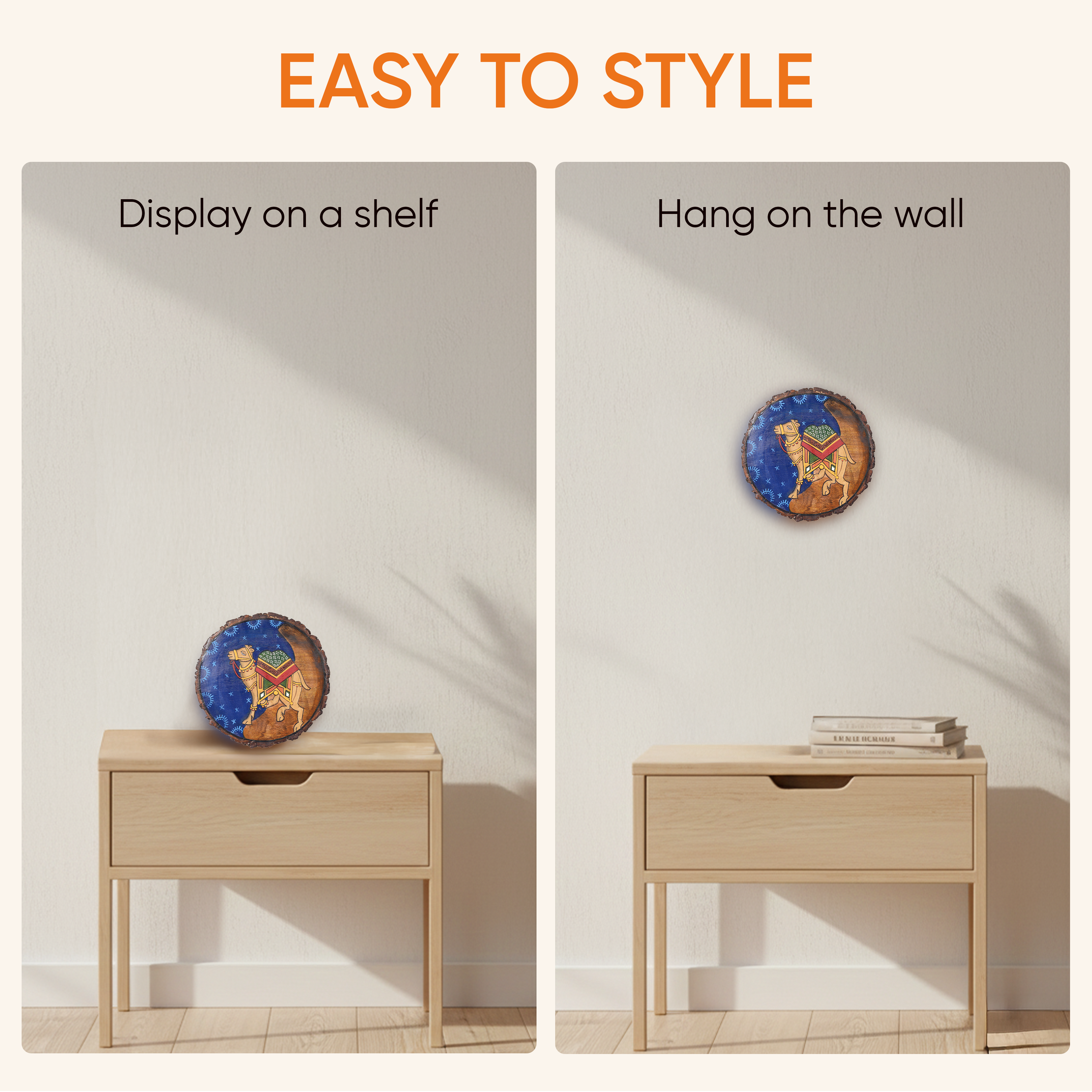 Pichhwai Camel Wall Accent