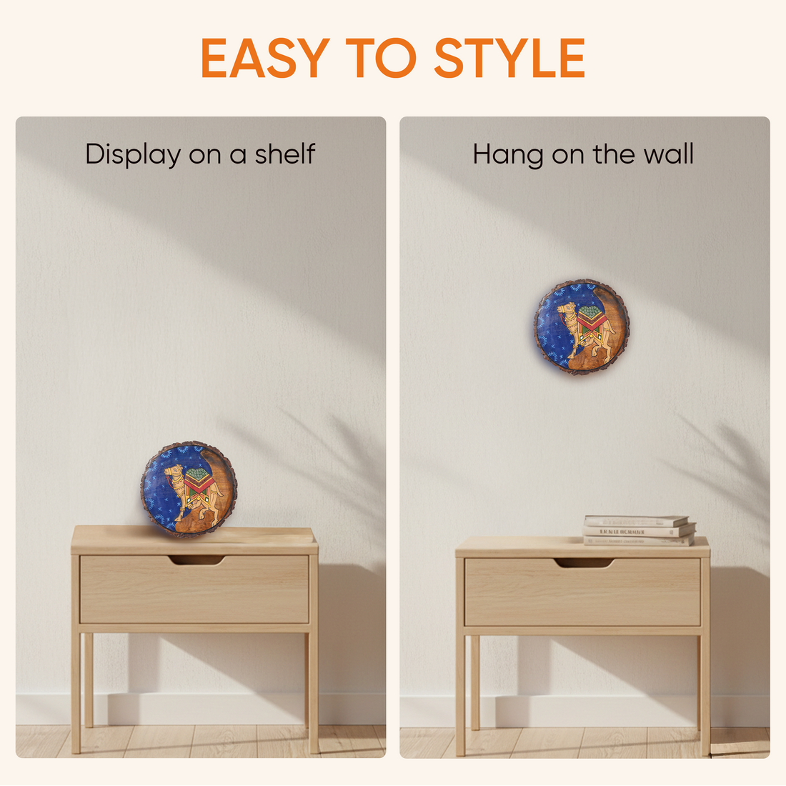 Pichhwai Camel Wall Accent