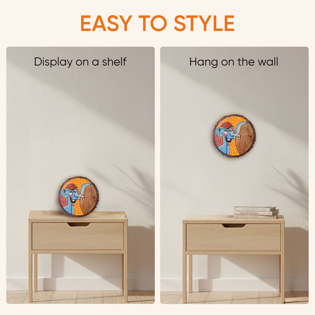 Pichhwai Elephant I Wall Accent