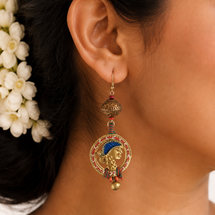 The Red Queen Handcrafted Earrings