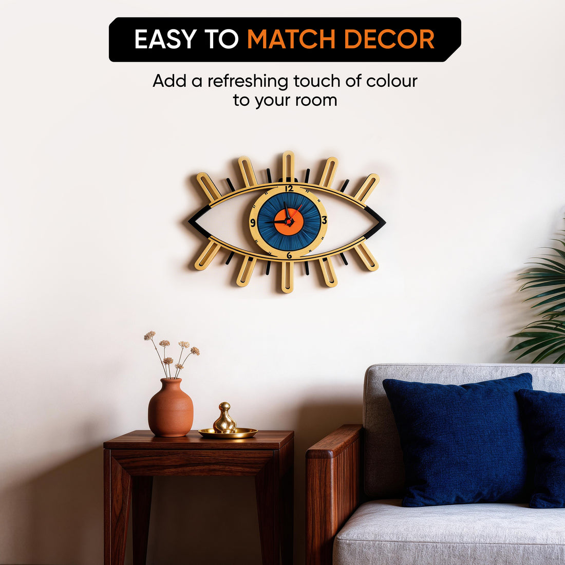 Eye Glare Wall Clock