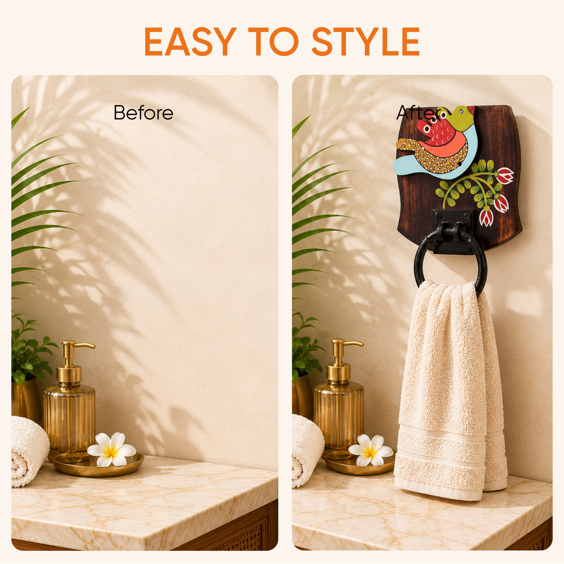 Maina Bath Towel Hanger