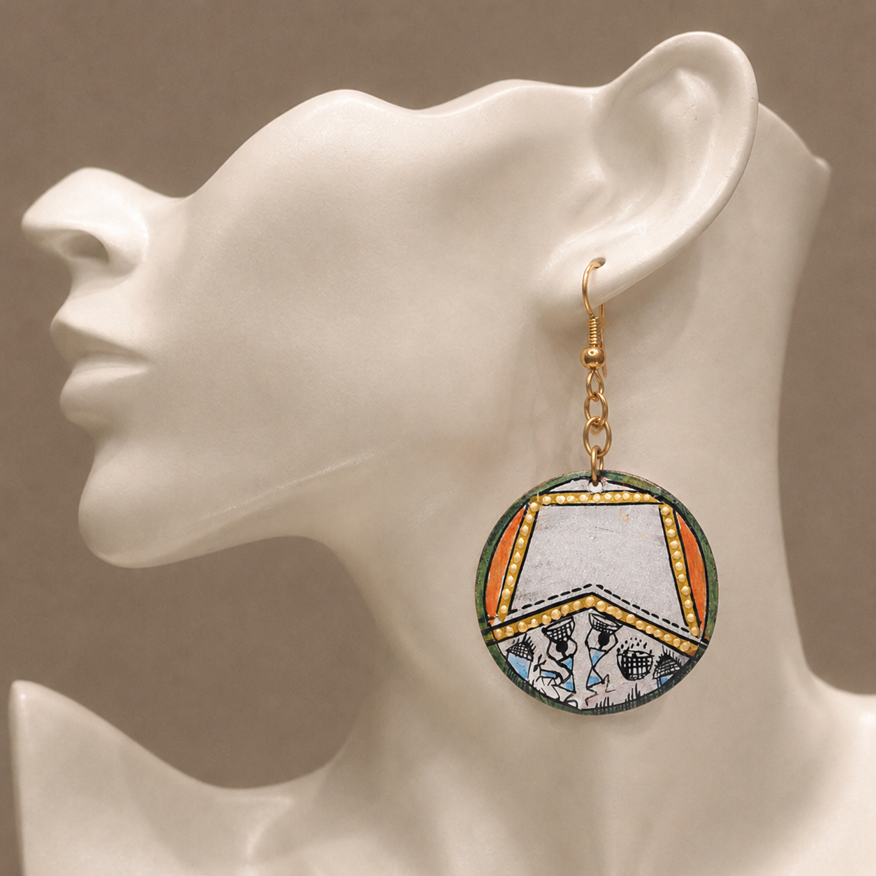 Remi-III Handcrafted Tribal Art Earrings