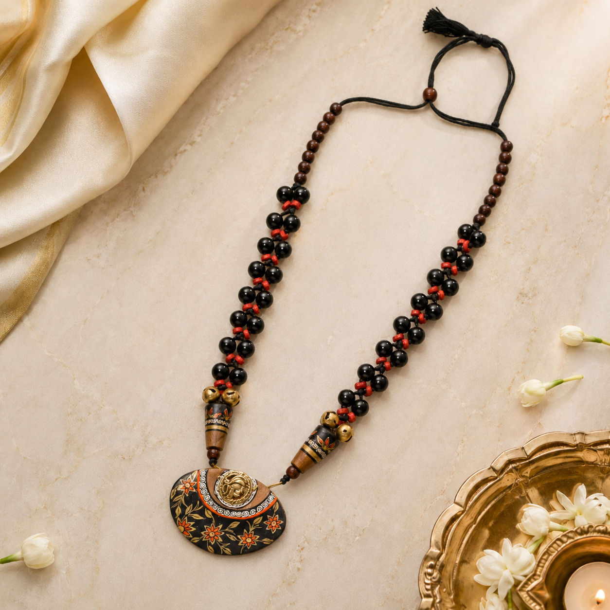 Blossom Charm Glass Necklace