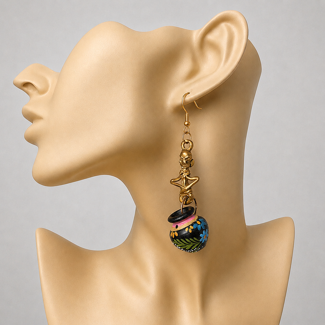Clay Whisperers Ethnic Earrings