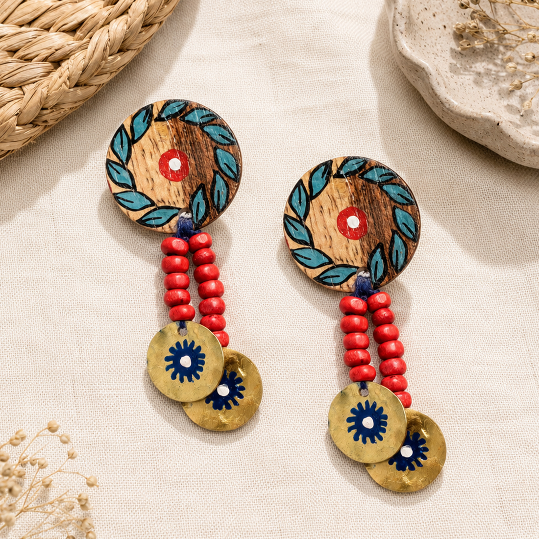The Imperial Queen Handcrafted Tribal Earrings