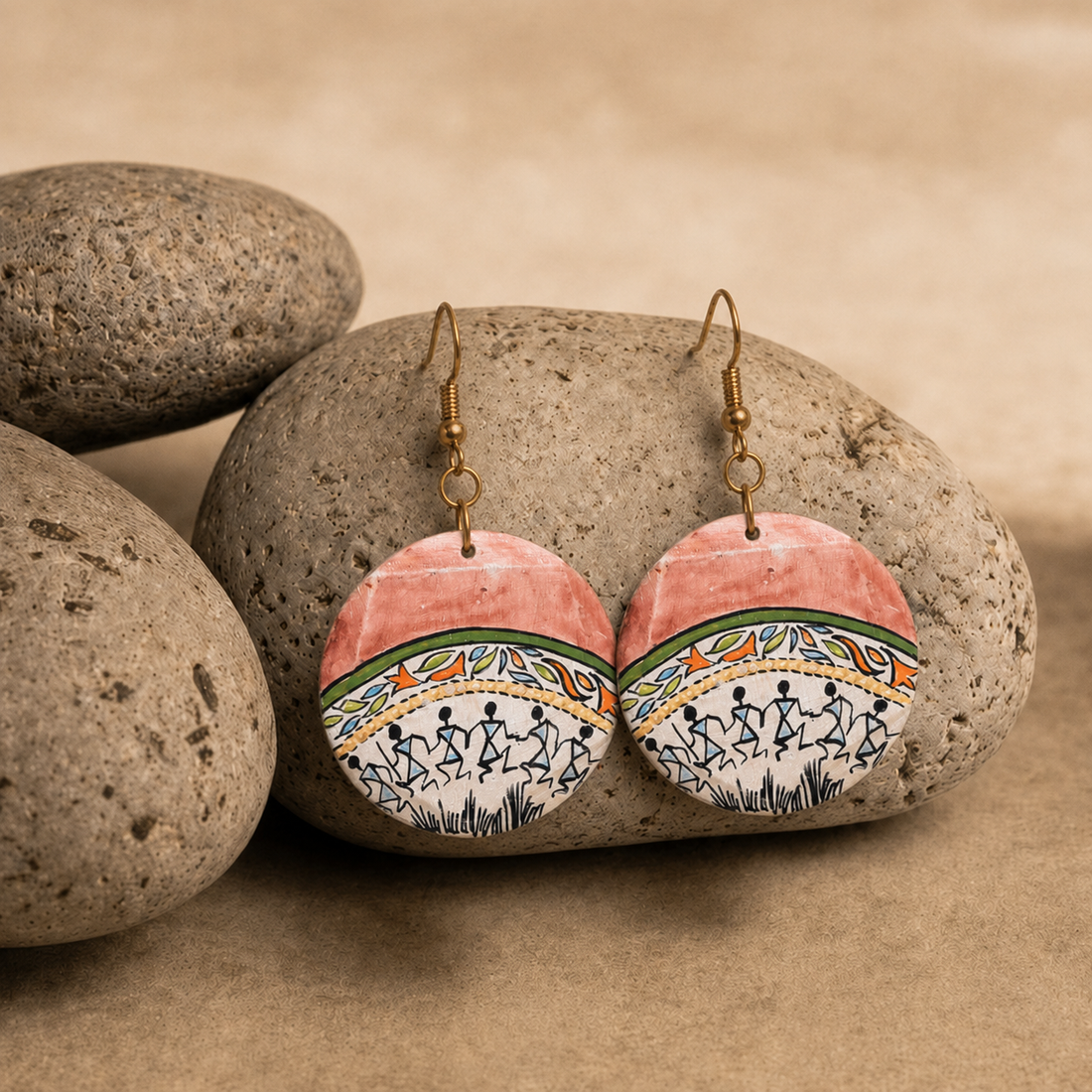 Remi Tribal Art Charming Earrings