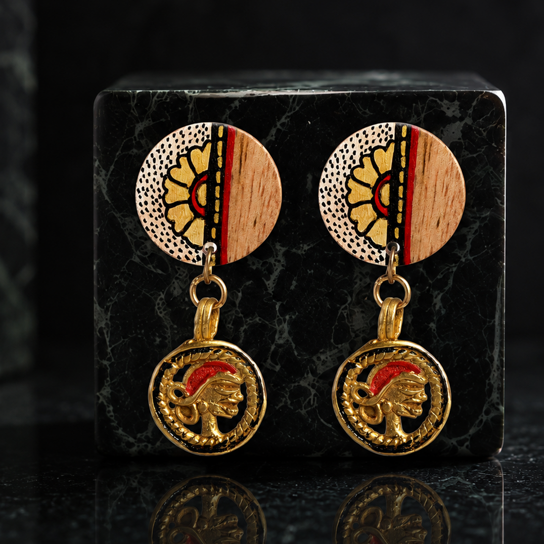 The Star Handcrafted Tribal Earrings
