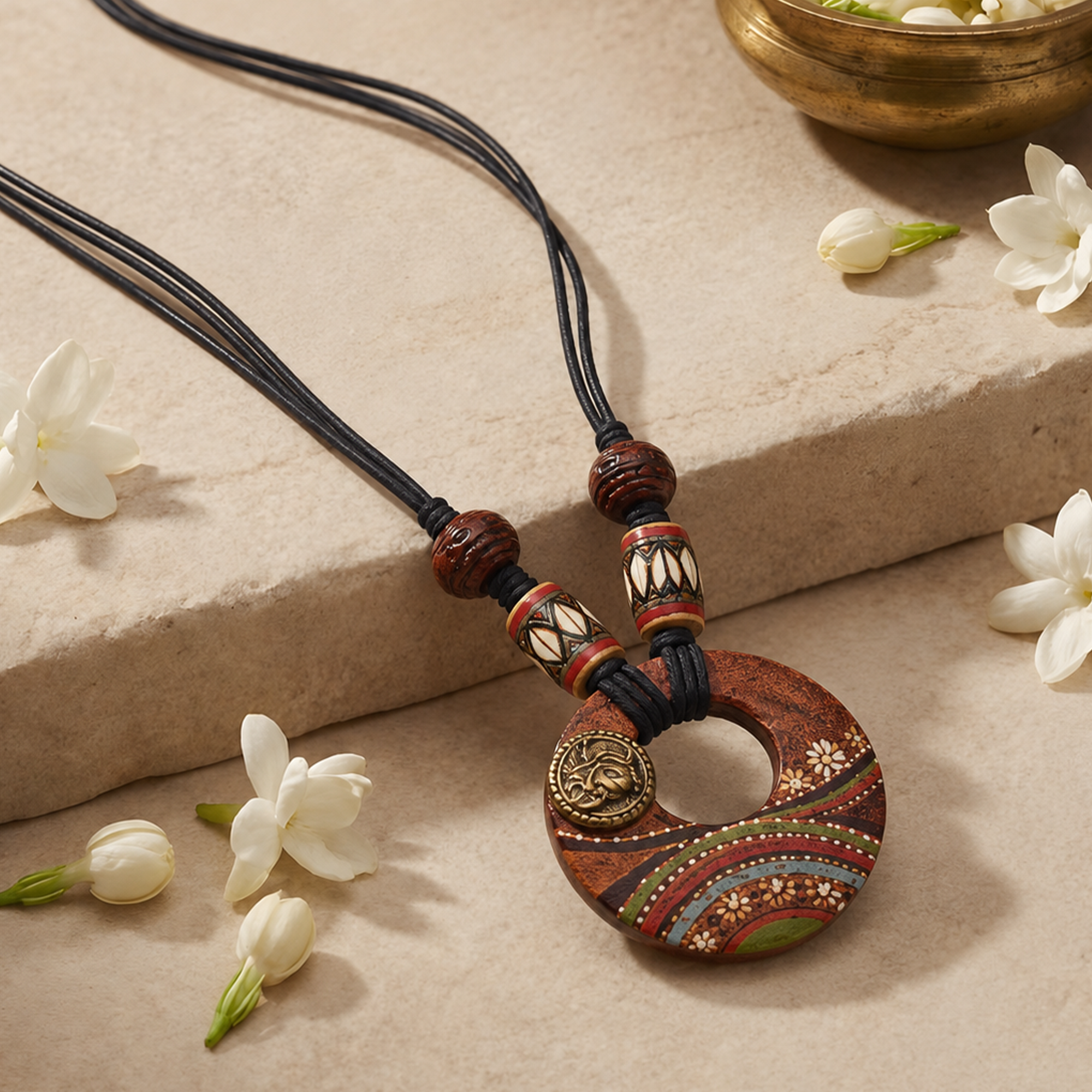 Tribal Enchantress  Handcrafted Ethnic Necklace