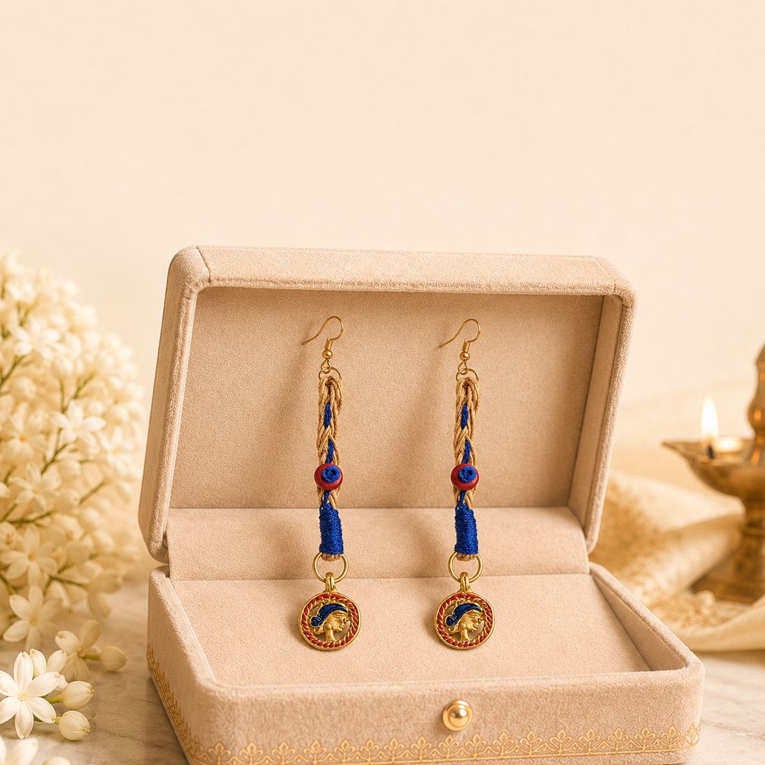 Queen's Drop Tribal Handcrafted Earrings