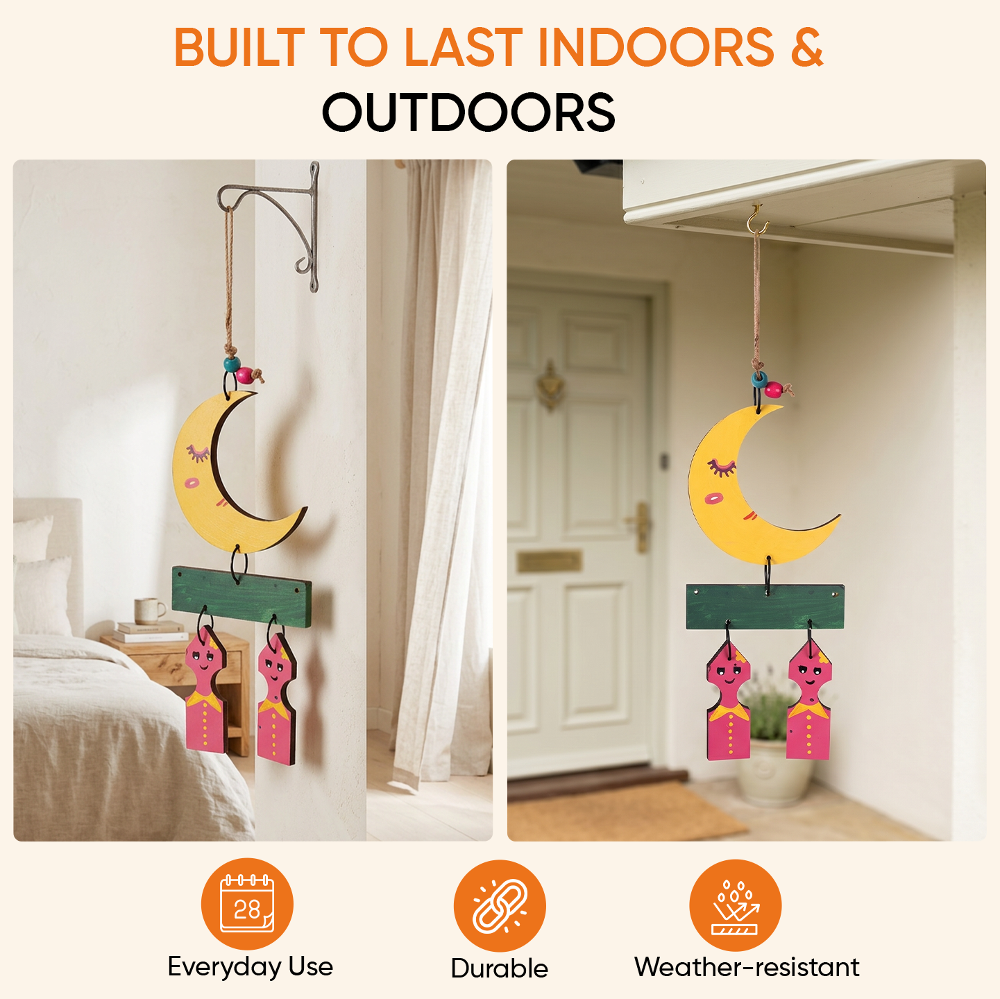 Moony Brothers Wind Chimes (15x4.5)