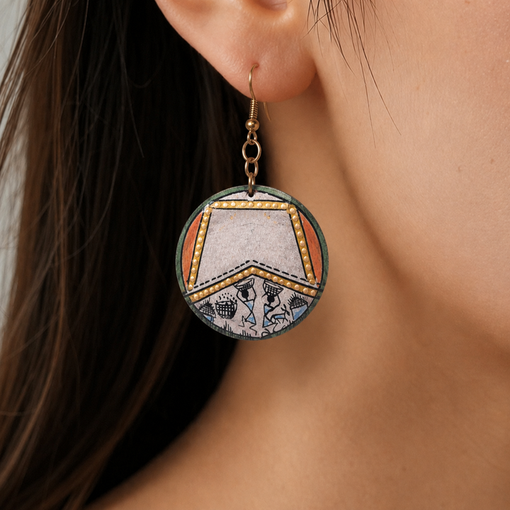 Remi-III Handcrafted Tribal Art Earrings