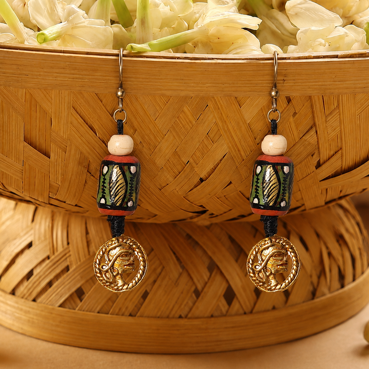 Artisanal Fusion Dangles Ethnic Earrings