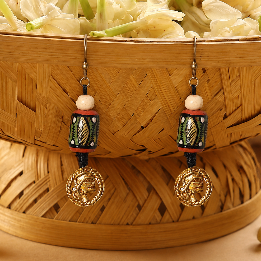 Artisanal Fusion Dangles Ethnic Earrings