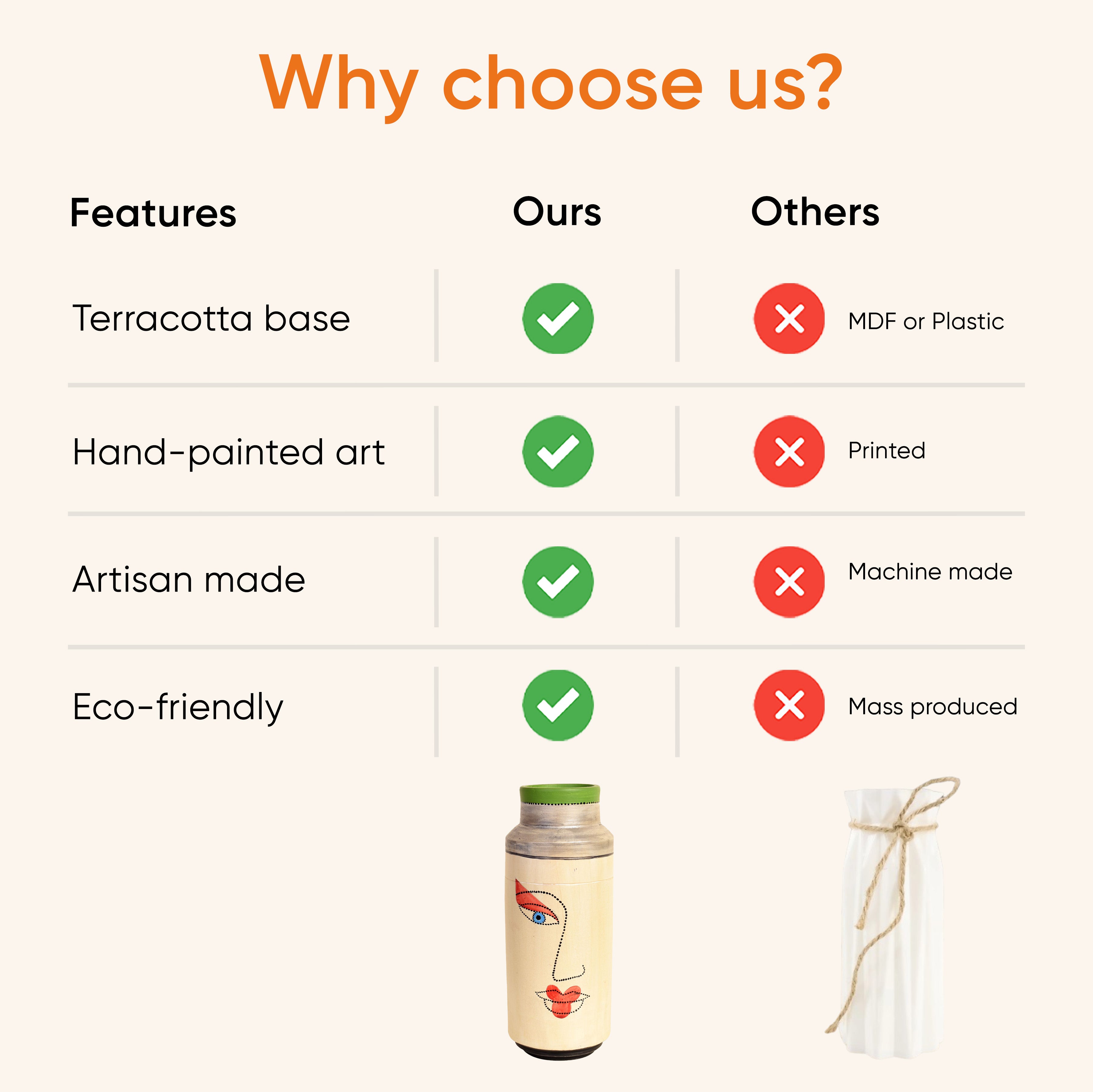 Noorani Terracotta vases