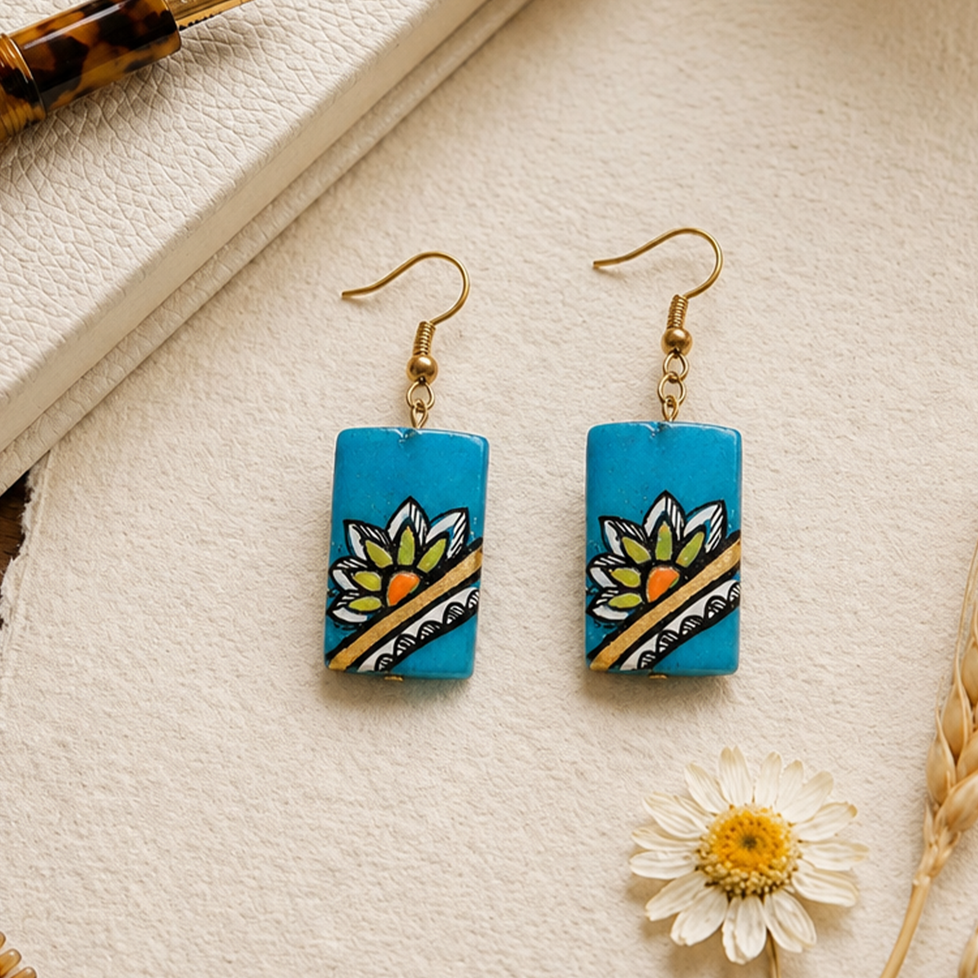 Whimsical Tassel Charms Ethnic Earrings
