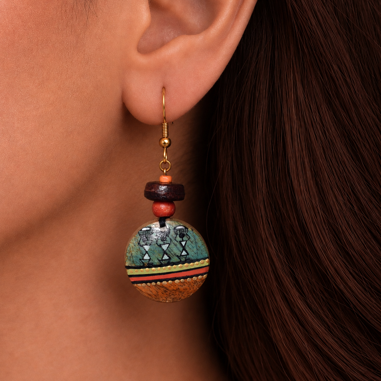 Remi-IV Folk Art Classic Earrings