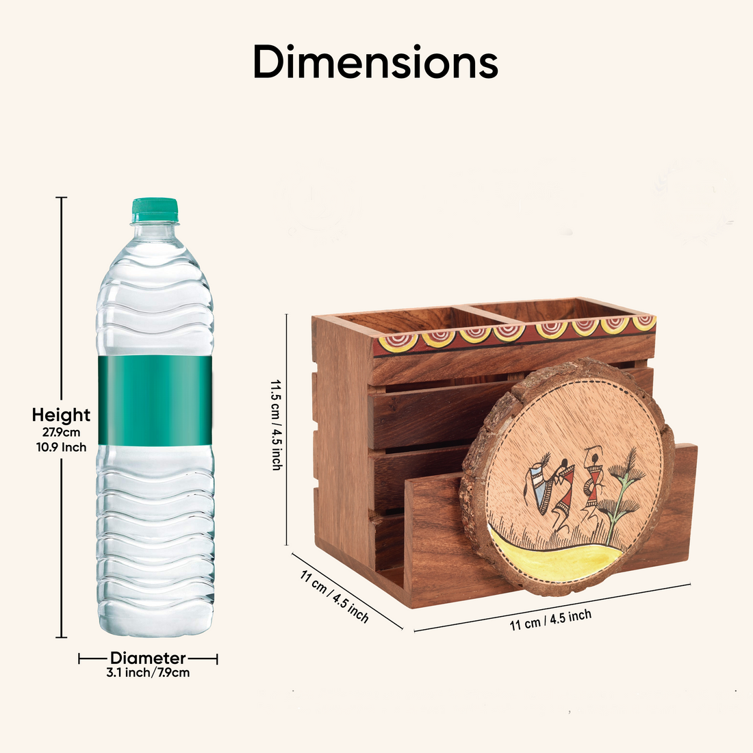 Warli Fusion Cutlery Holder